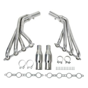 MT001012 EH28940 Long Tube Stainless Header Exhaust Manifold For 10-15 Chevy Camaro SS LS3 6.2 V8