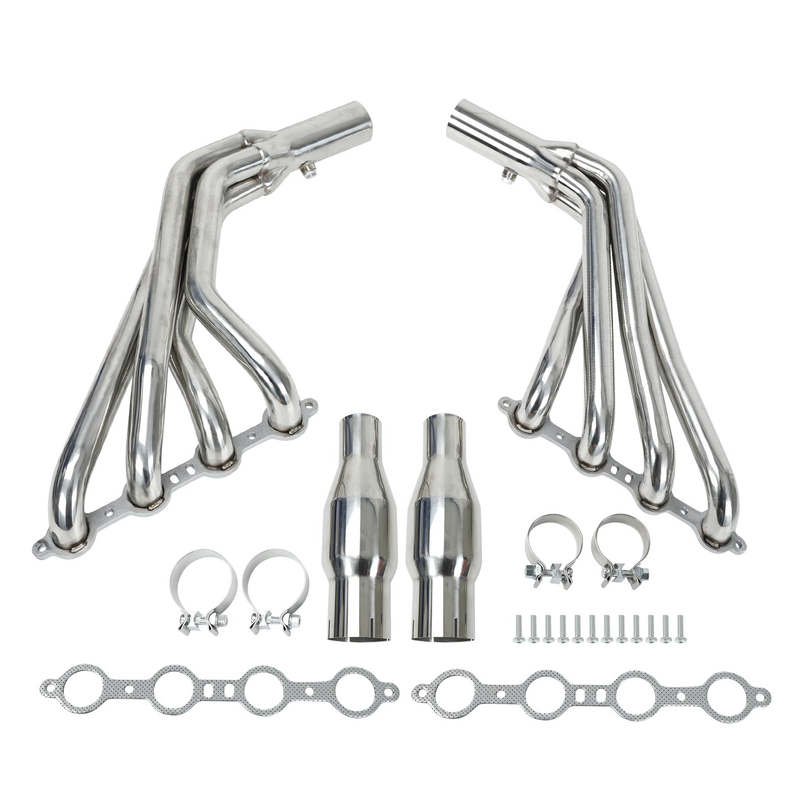 MT001012 EH28940 Long Tube Stainless Header Exhaust Manifold For 10-15 Chevy Camaro SS LS3 6.2 V8