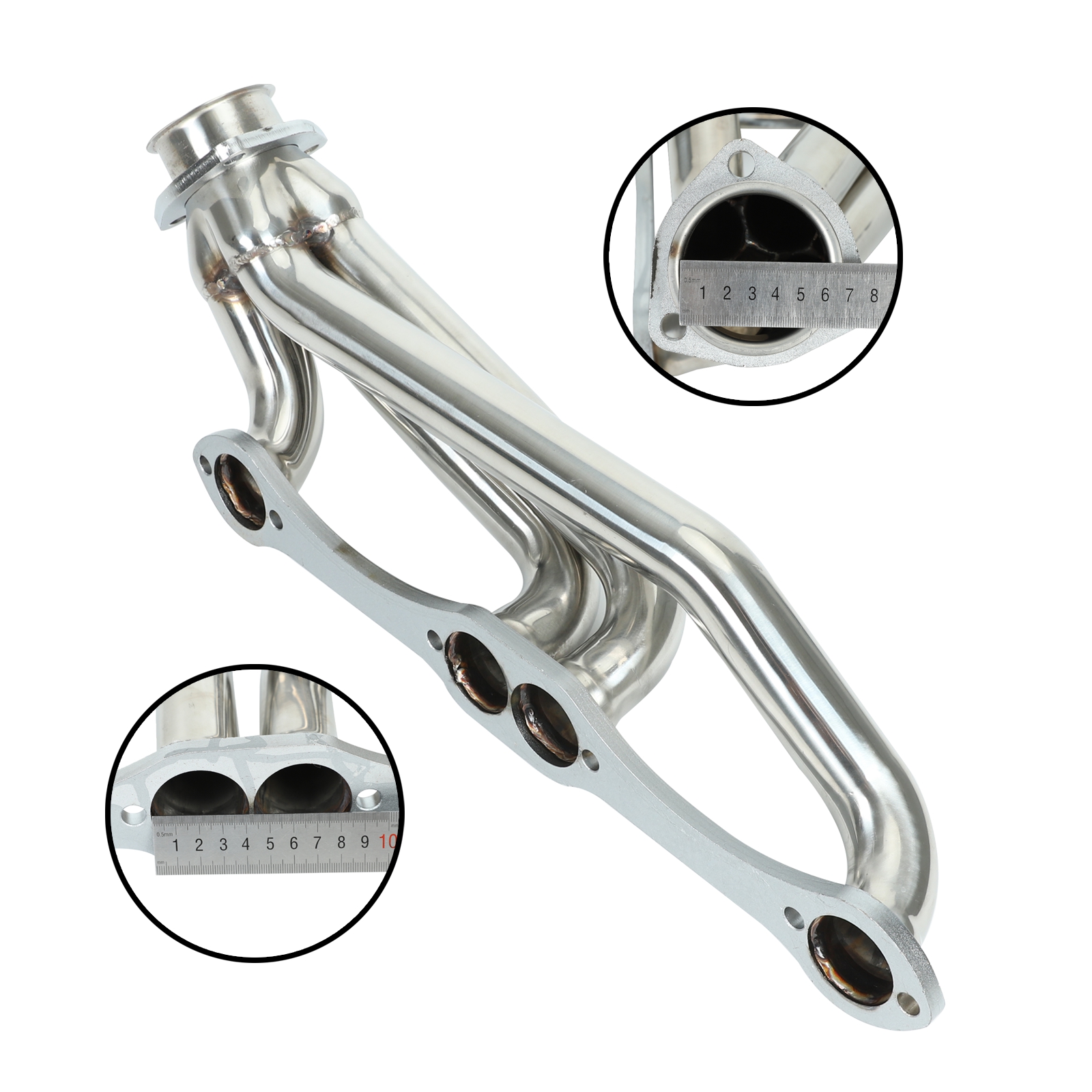 MT001051 EH28971 Exhaust Header for Chevy Small Block Blazer S10 S15 2WD 283, 302, 305, 307, 327, 350, 400 - Image 2