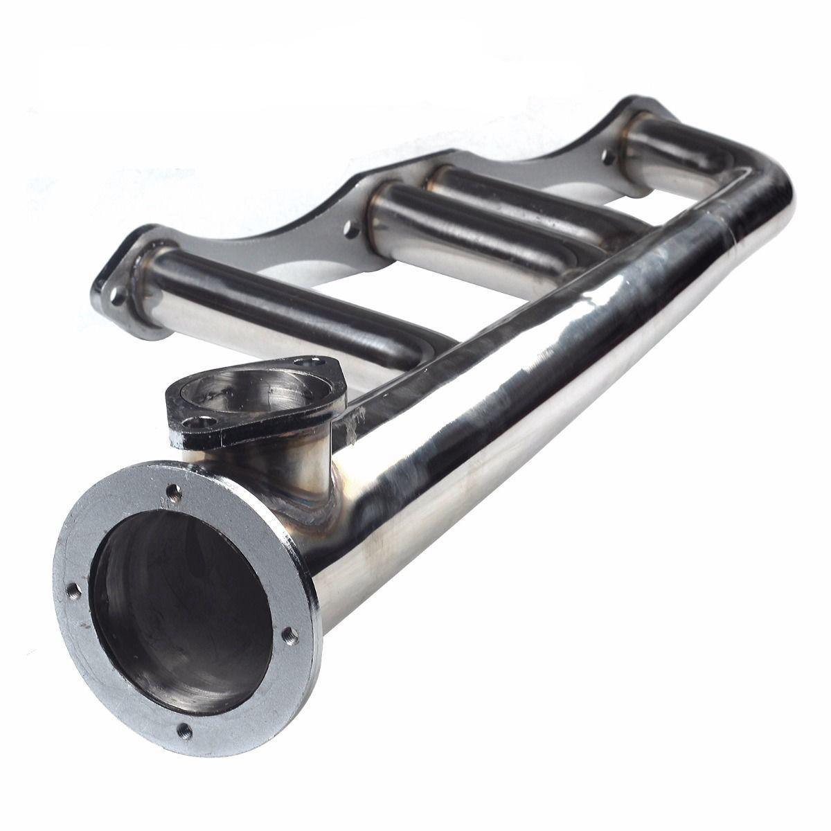 MT001032 EH28123X Exhaust Manifold Headers Small Block Chevy Lake Style SBC 265-400 V8 - Image 3